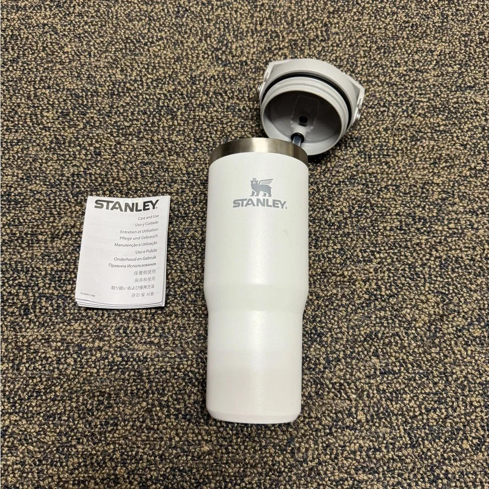 Stanley 20 oz Stainless Steel Ice Flow 2.0 Flip  Straw Tumbler Frost